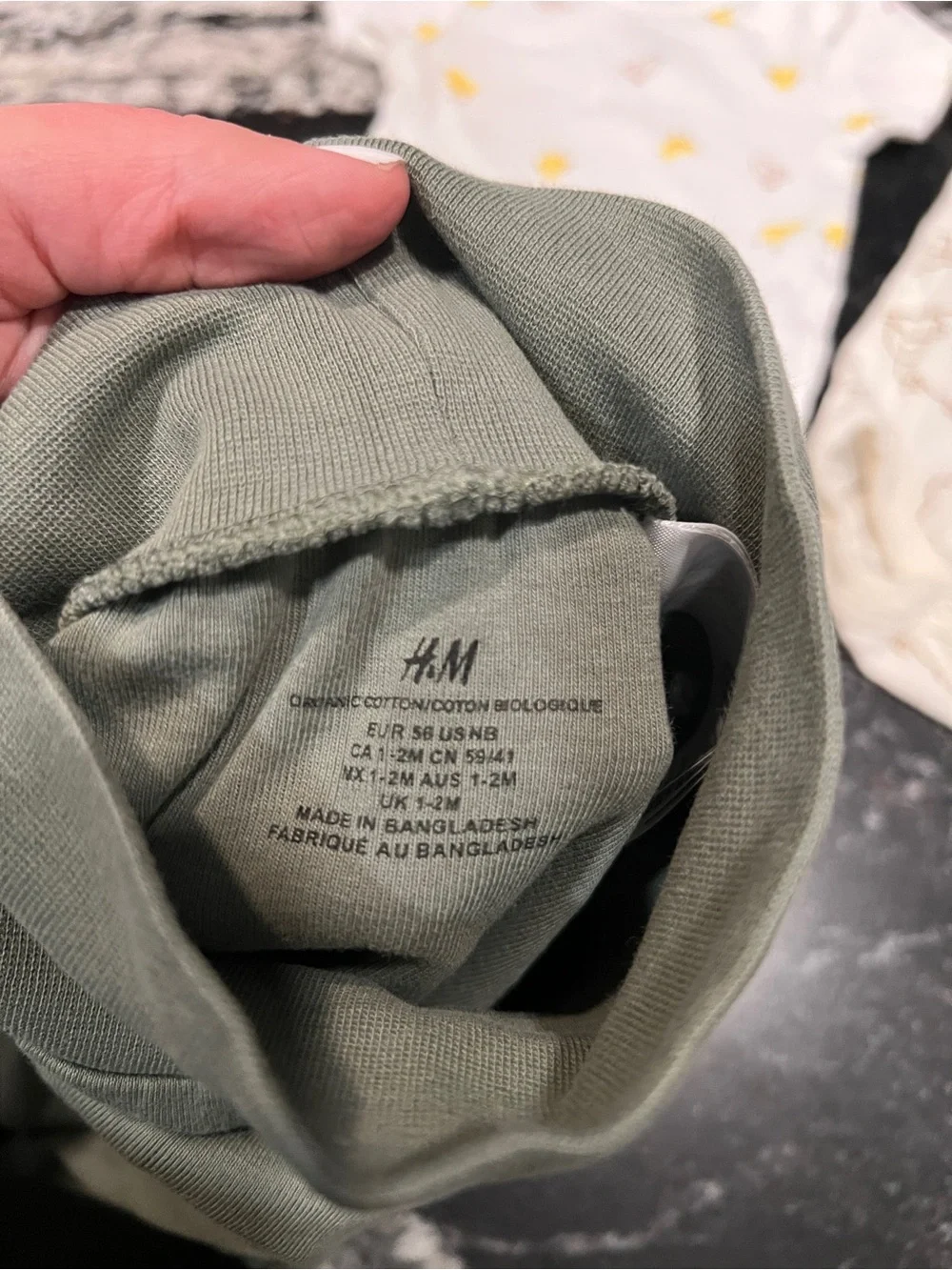 Newborn Bodysuit & H&M Organic Cotton Pants 3-Piece Baby Bundle
